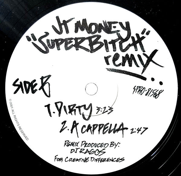 JT Money : Superbitch (Remix) (12", Promo)