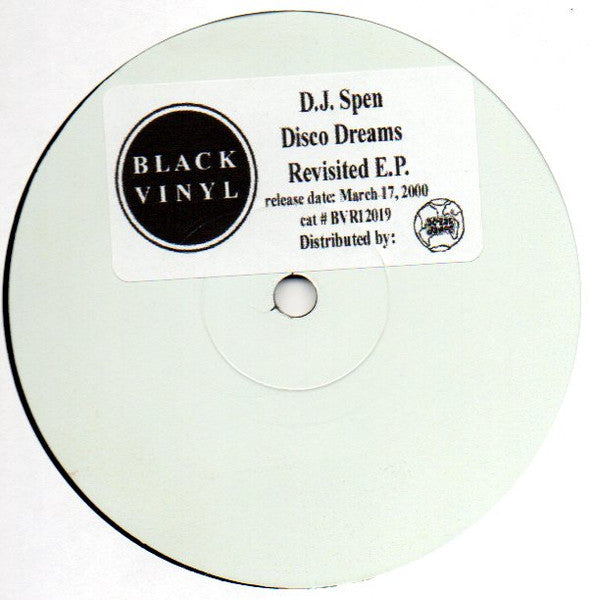 DJ Spen : Disco Dreams Revisited E.P. (12", EP, W/Lbl)