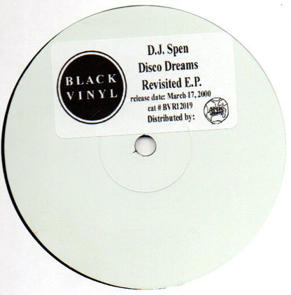 DJ Spen : Disco Dreams Revisited E.P. (12", EP, W/Lbl)
