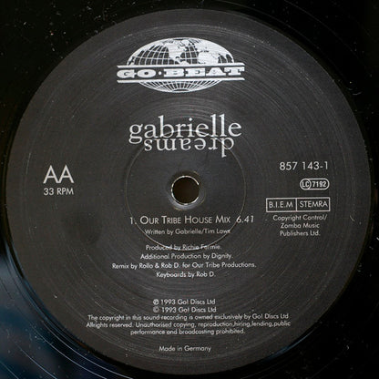 Gabrielle : Dreams (12", Single)