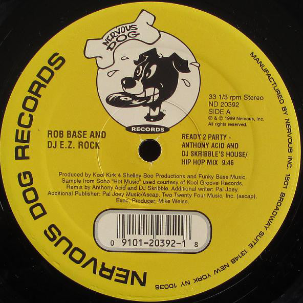 Rob Base & DJ E-Z Rock : Ready 2 Party (12")