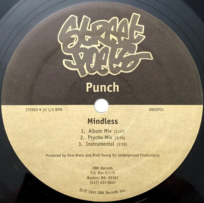 Street Poets (2) : Mindless / Out Ta Flip (12")