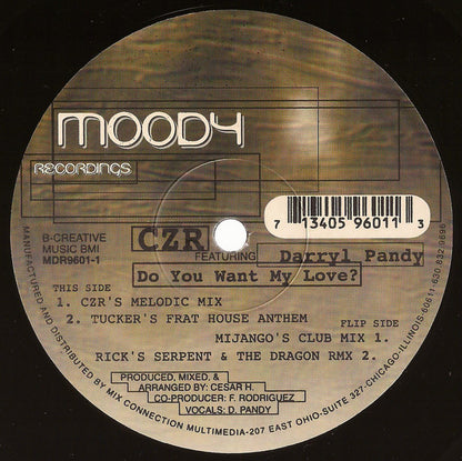 CZR Featuring Darryl Pandy - Do You Want My Love? (12")