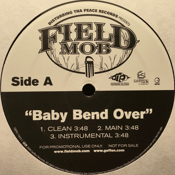 Field Mob - Baby Bend Over (12", Promo)