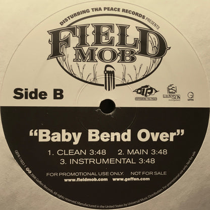 Field Mob - Baby Bend Over (12", Promo)