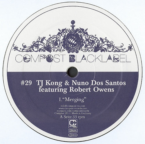 TJ Kong & Nuno Dos Santos Featuring Robert Owens - Merging (12")