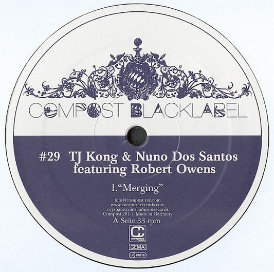 TJ Kong & Nuno Dos Santos Featuring Robert Owens - Merging (12")