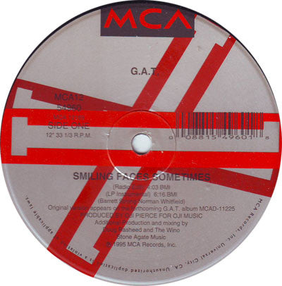 G.A.T. : Smiling Faces Sometimes (12")