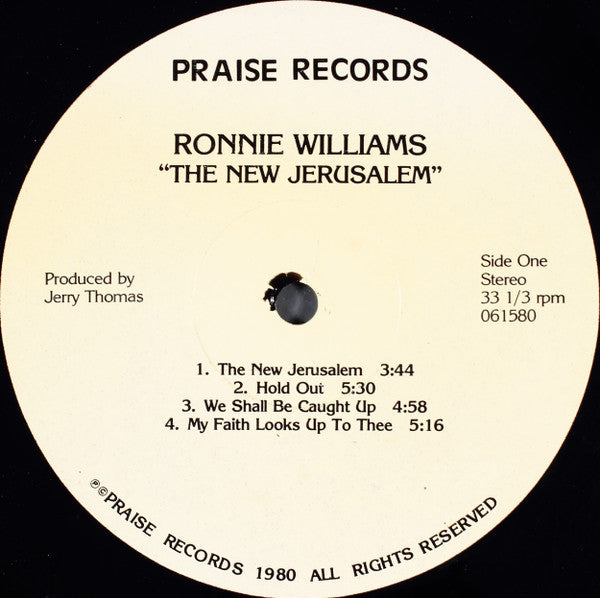 Ron Williams & The Messengers* - The New Jerusalem (LP)
