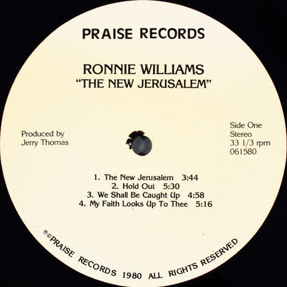 Ron Williams & The Messengers* - The New Jerusalem (LP)
