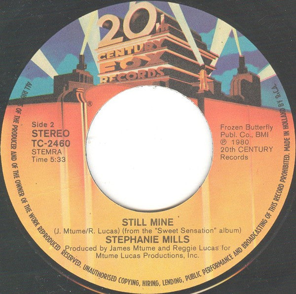Stephanie Mills : Never Knew Love Like This Before (7", Single)