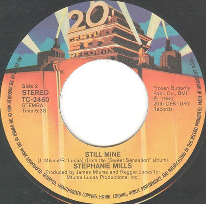 Stephanie Mills : Never Knew Love Like This Before (7", Single)