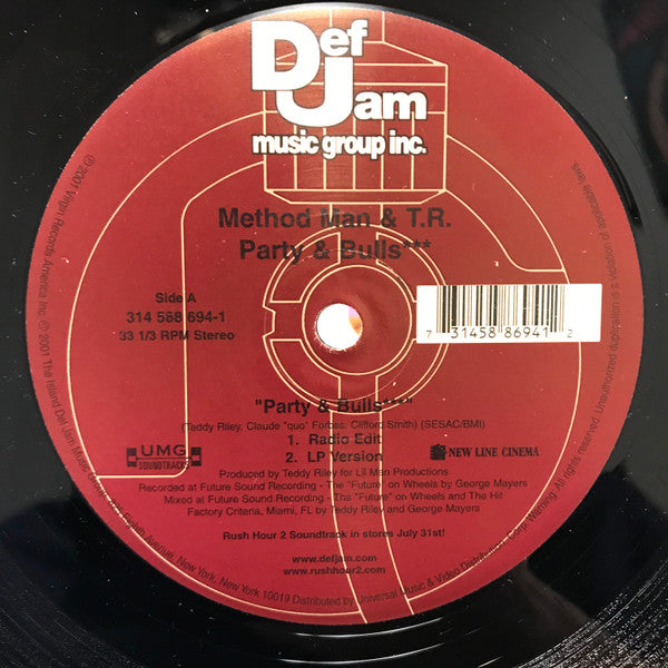 Method Man & T.R.* - Party & Bulls*** (12")