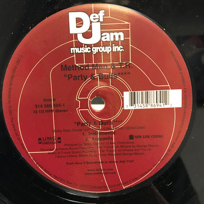 Method Man & T.R.* - Party & Bulls*** (12")