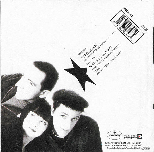 Swing Out Sister : Surrender (7", EP)