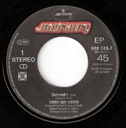 Swing Out Sister : Surrender (7", EP)