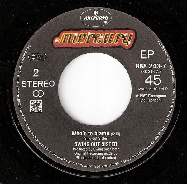 Swing Out Sister : Surrender (7", EP)