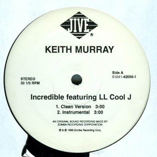 Keith Murray : Incredible (12")