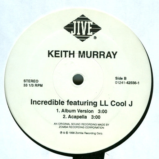 Keith Murray : Incredible (12")