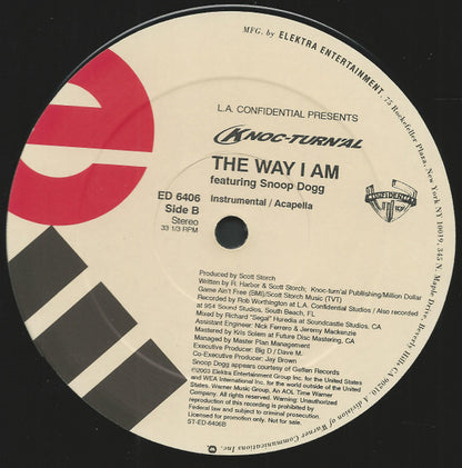 Knoc-Turn'al Featuring Snoop Dogg : The Way I Am (12", Promo)