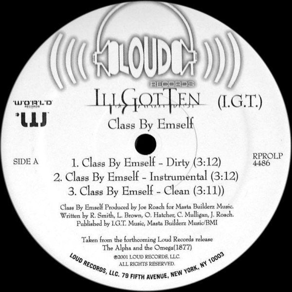 Ill Got Ten* - Class By Emself / G.I.T. Live (12", Promo)