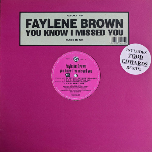 Fayleine Brown : You Know I've Missed You (12")