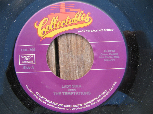The Temptations : Lady Soul (7")