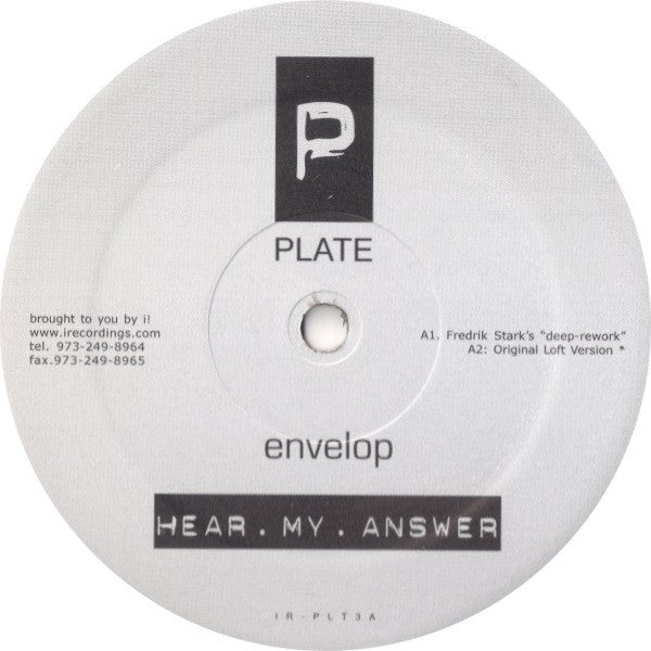 Envelop : Hear My Answer (12")