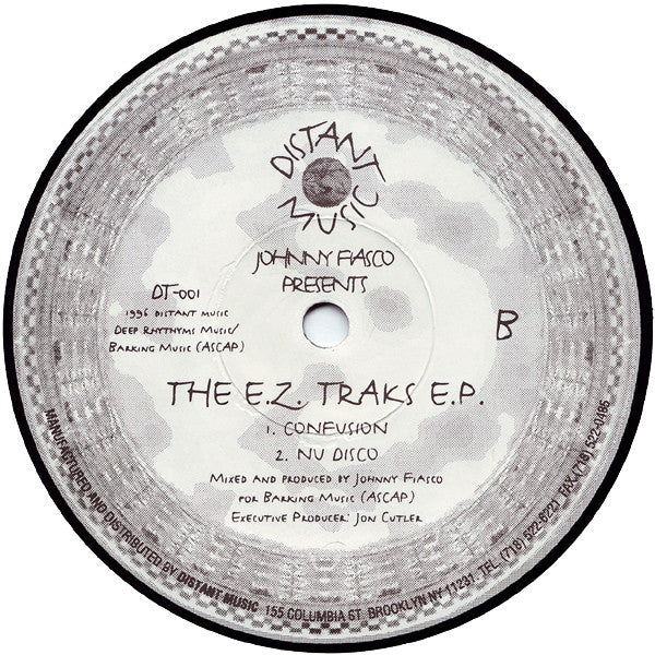 Johnny Fiasco : The E.Z. Traks E.P. (12", EP)