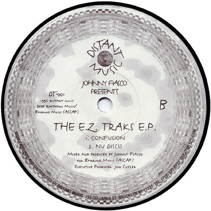 Johnny Fiasco : The E.Z. Traks E.P. (12", EP)
