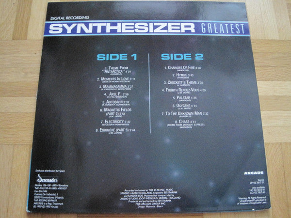 Starink* : Synthesizer Greatest (LP, Album)