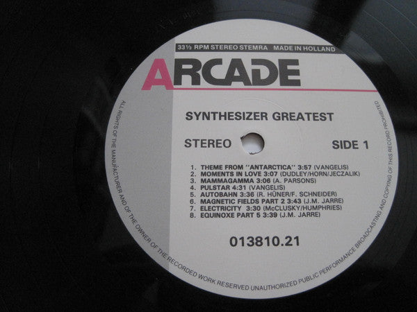 Starink* : Synthesizer Greatest (LP, Album)