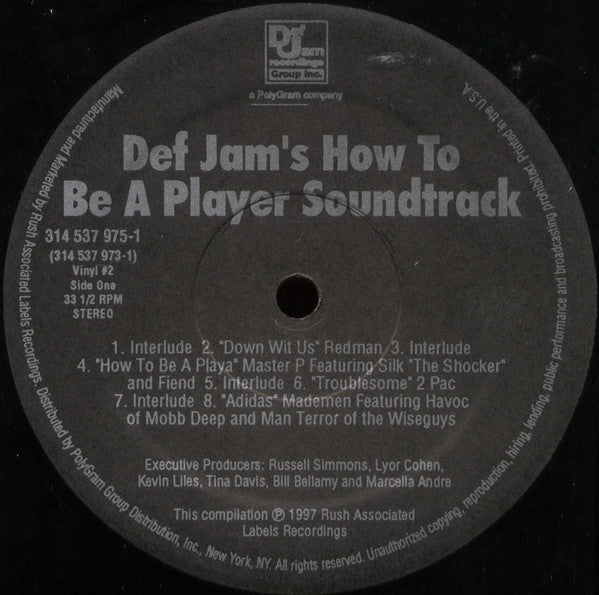 Various - Def Jam's How To Be A Player Soundtrack (2xLP, Comp)