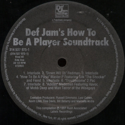 Various - Def Jam's How To Be A Player Soundtrack (2xLP, Comp)