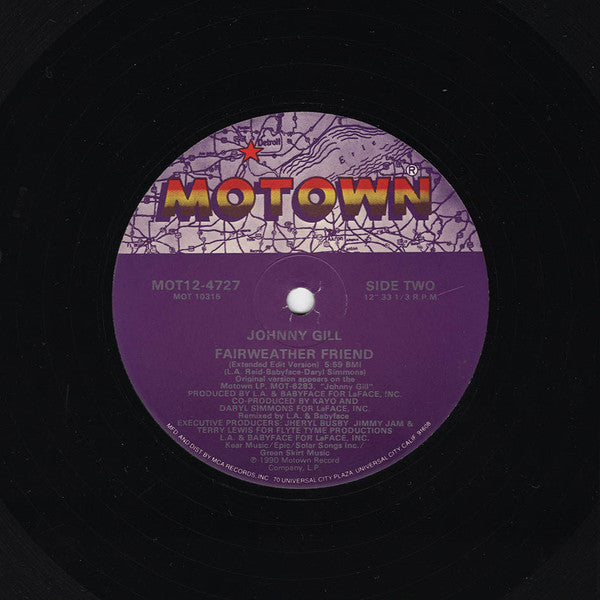 Johnny Gill - Fairweather Friend (12", Single)