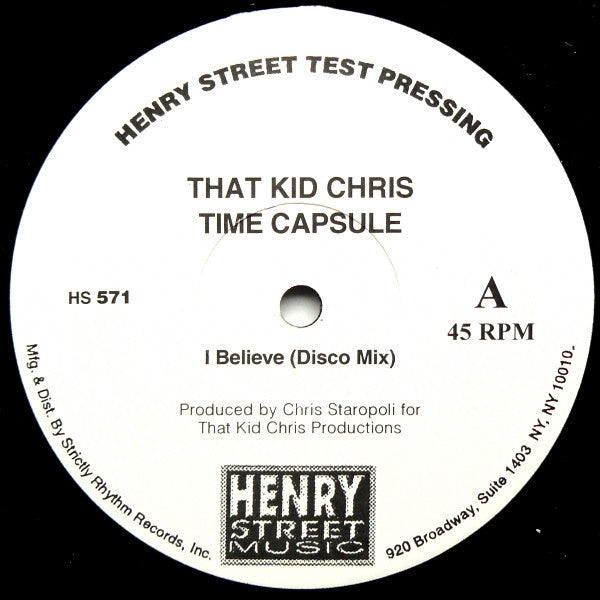 That Kid Chris - Time Capsule (12", TP)