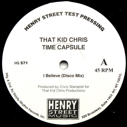 That Kid Chris - Time Capsule (12", TP)