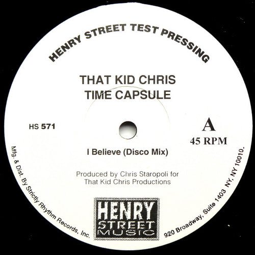 That Kid Chris - Time Capsule (12", TP)