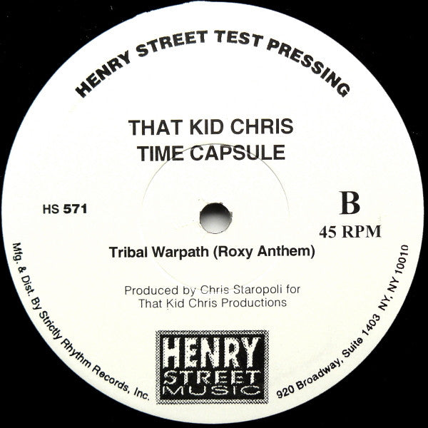 That Kid Chris - Time Capsule (12", TP)