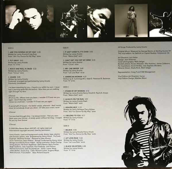 Lenny Kravitz - Greatest Hits (2xLP, Comp, RE, 180)