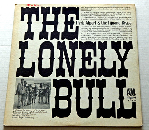Herb Alpert & The Tijuana Brass : The Lonely Bull (LP, Album, RE, Mon)