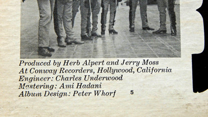 Herb Alpert & The Tijuana Brass : The Lonely Bull (LP, Album, RE, Mon)