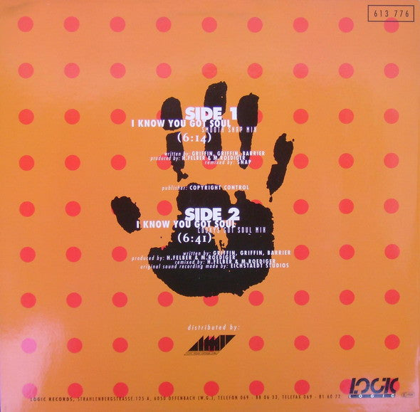90 Lovers : I Know You Got Soul (12")