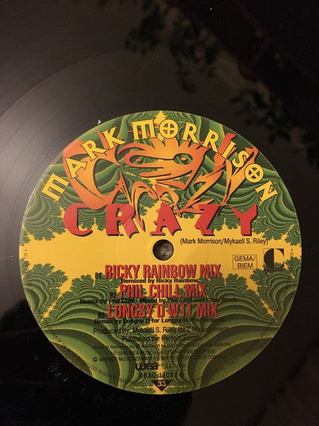 Mark Morrison : Crazy (12", Maxi)