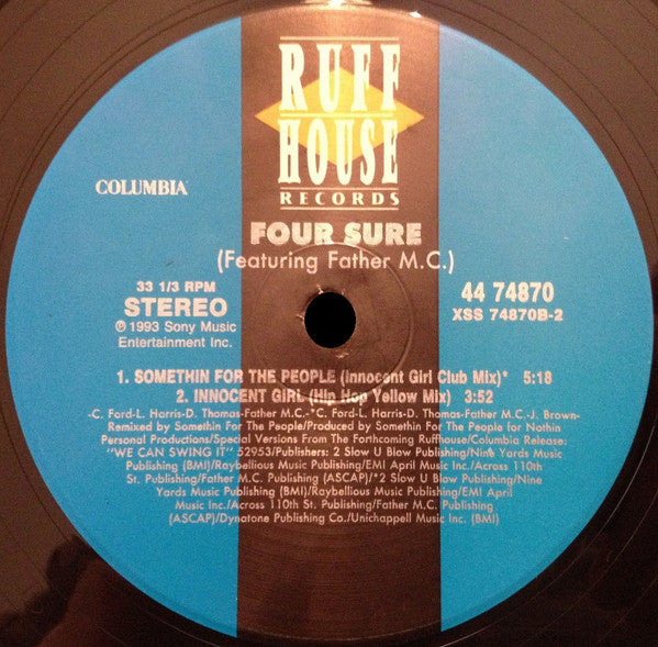 Four Sure Featuring Father MC - Innocent Girl (12", Single)