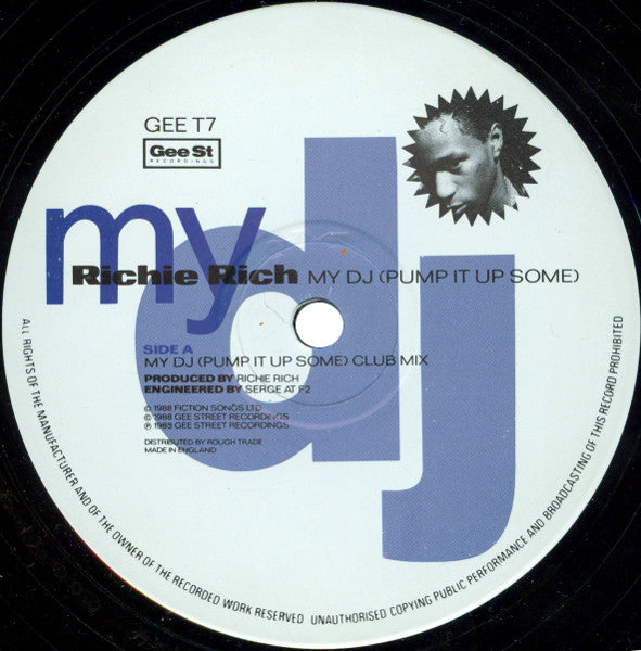 Richie Rich - My DJ (Pump It Up Some) (Club Mix) (12")
