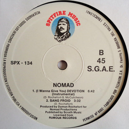 Nomad Featuring Mc Mikee Freedom : (I Wanna Give You) Devotion (12")