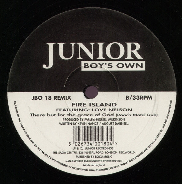 Fire Island Featuring Love Nelson - There But For The Grace Of God (Remixes) (12")