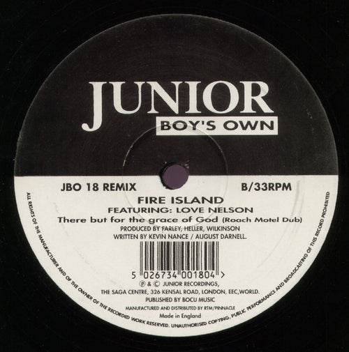 Fire Island Featuring Love Nelson - There But For The Grace Of God (Remixes) (12")