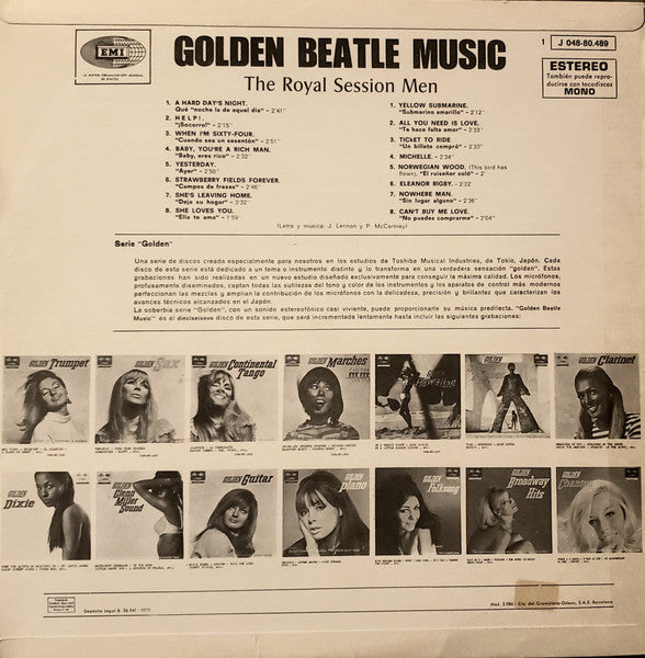 The Royal Session Men* - Golden Beatle Music (LP, Album)